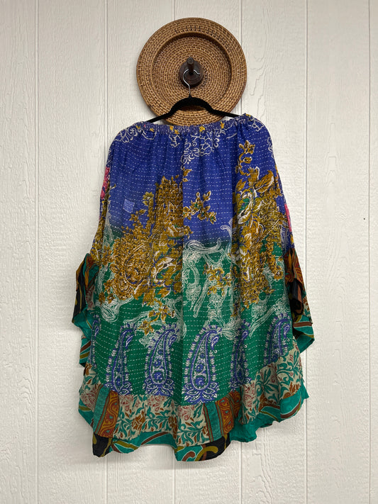 Pareo Kantha Wild Rose Skirt 0426 145