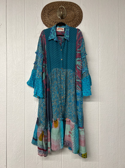 Crepe Sari Rhiannon Duster Dress 0226 137