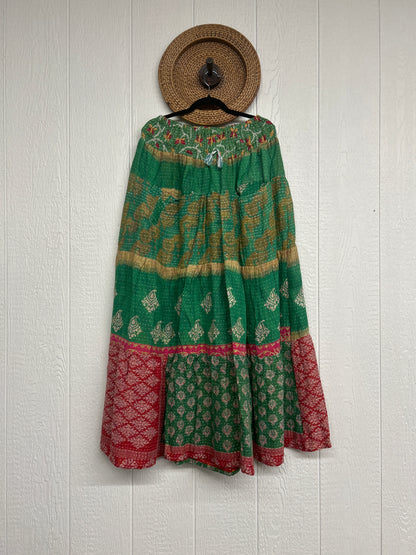 Pareo Kantha Lotus Maxi Skirt 0826 239