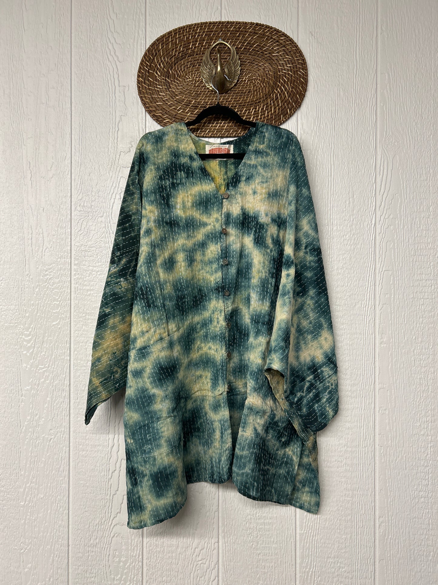 Pareo Kantha Gaia Button-Down Kimono 0526 035