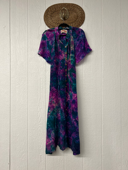 Crepe Sari Summer Woodstock Duster 0626 278
