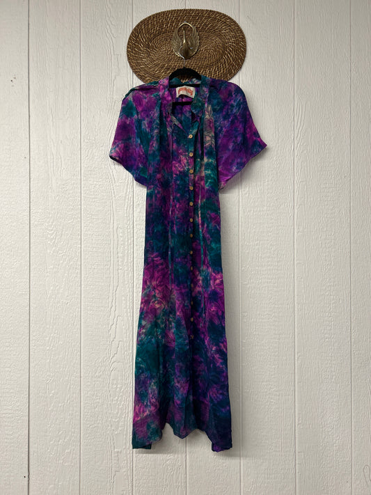 Crepe Sari Summer Woodstock Duster 0626 278