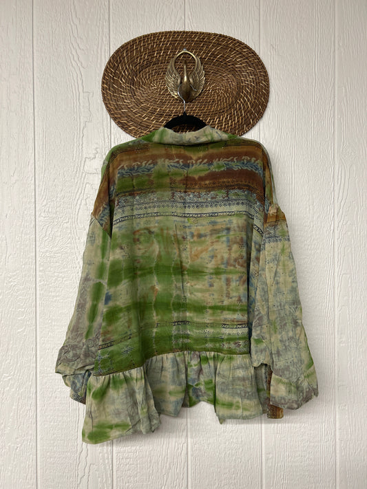 Crepe Sari Wild Rose Top 1225 232