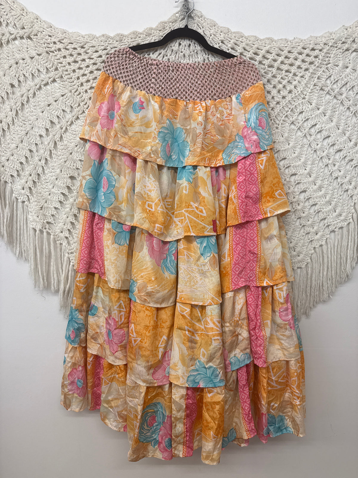 Rasgulla Sari Venus Ruffle Maxi L0926 002