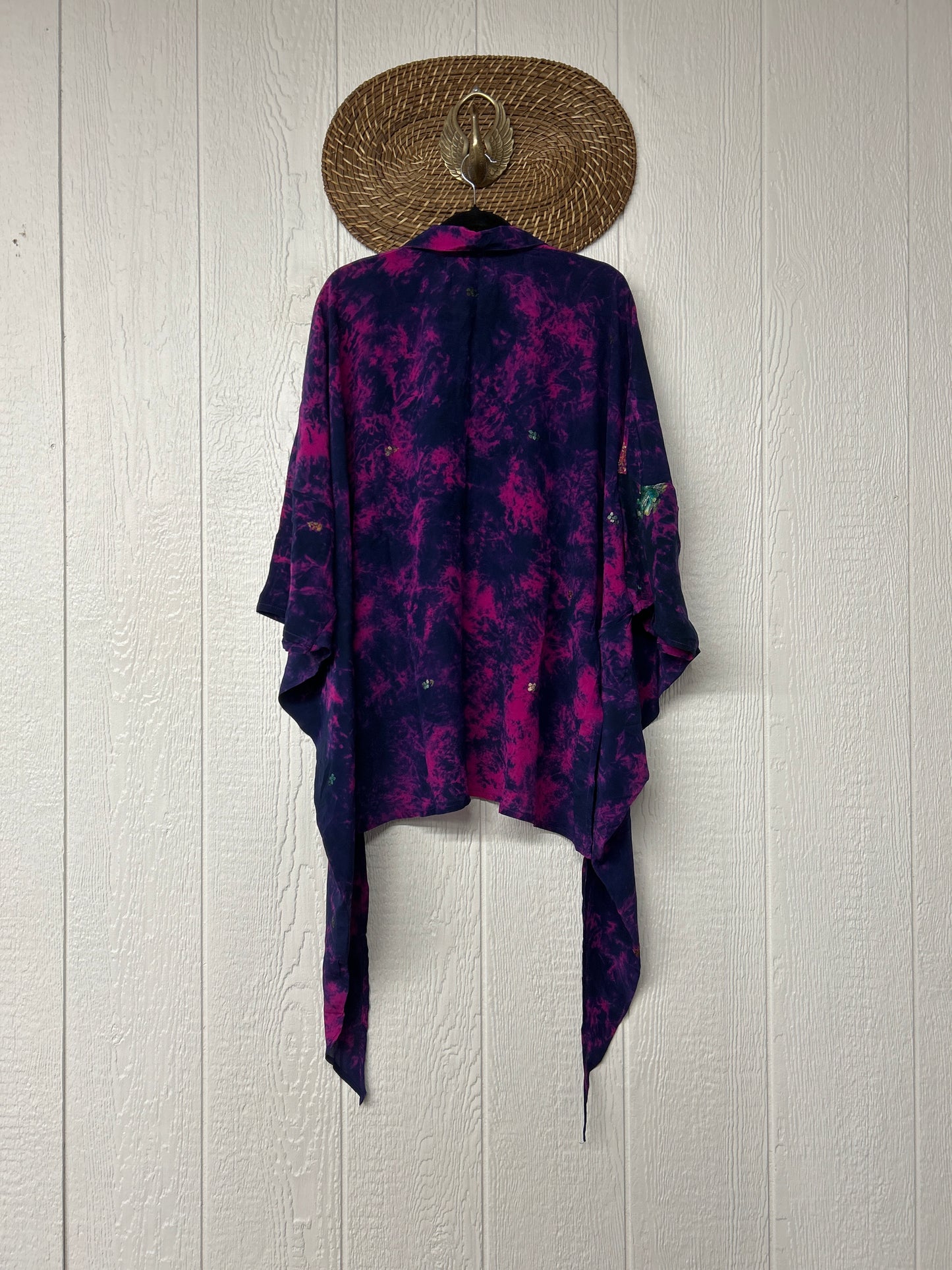 Crepe Sari Summer Nirvana Button Down 0626 181