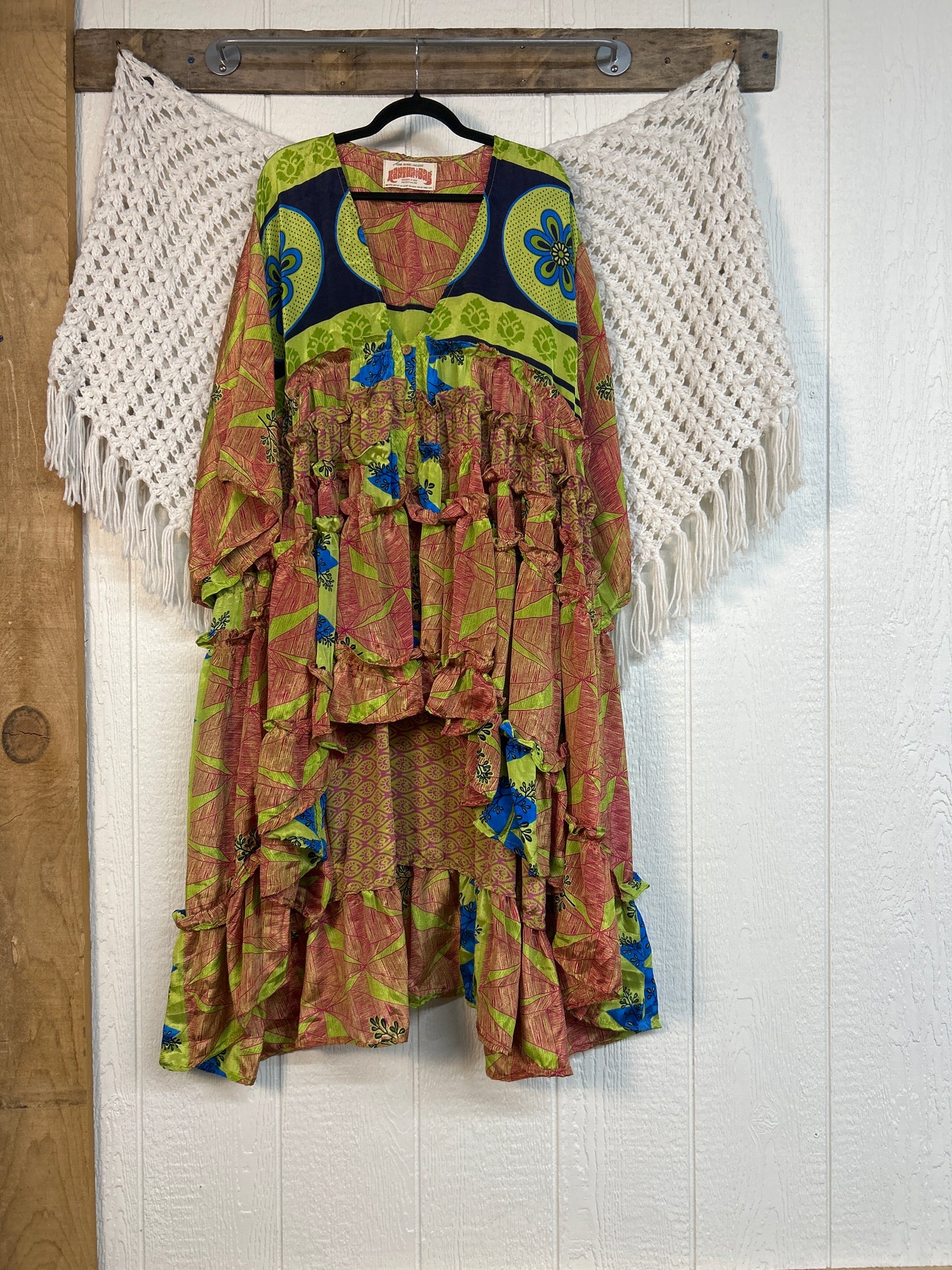 Rasgulla Sari Rhiannon Kimono 0826 124