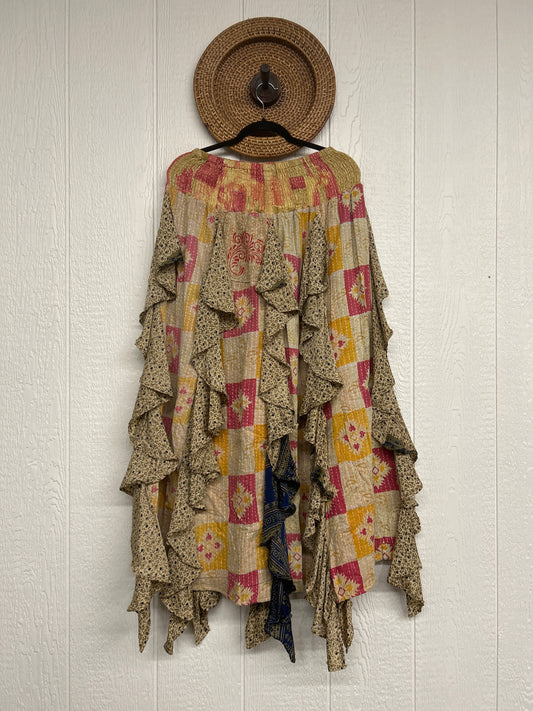 Pareo Kantha Willow Maxi Skirt 0826 021