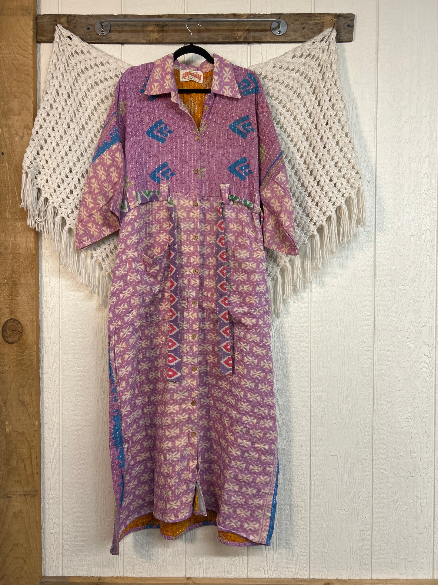 Pareo Kantha Gravity Duster Dress 0226 185