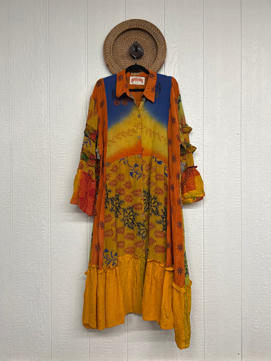 Crepe Sari Rhiannon Duster Dress 0226 189