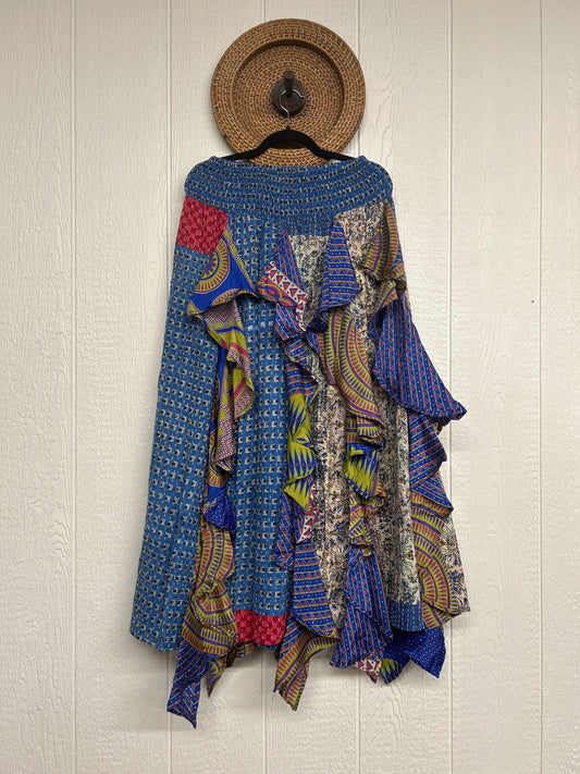 Pareo Kantha Willow Maxi Skirt 0826 076
