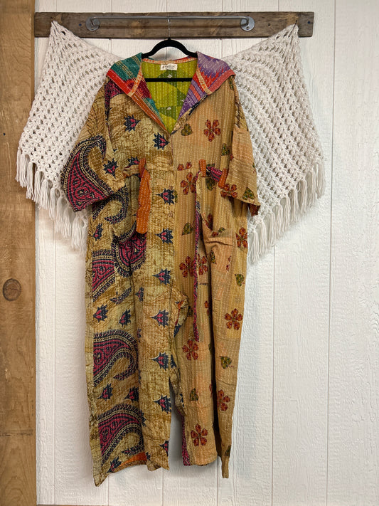 Kantha Zen Hoodie Jumpsuit 0925 235
