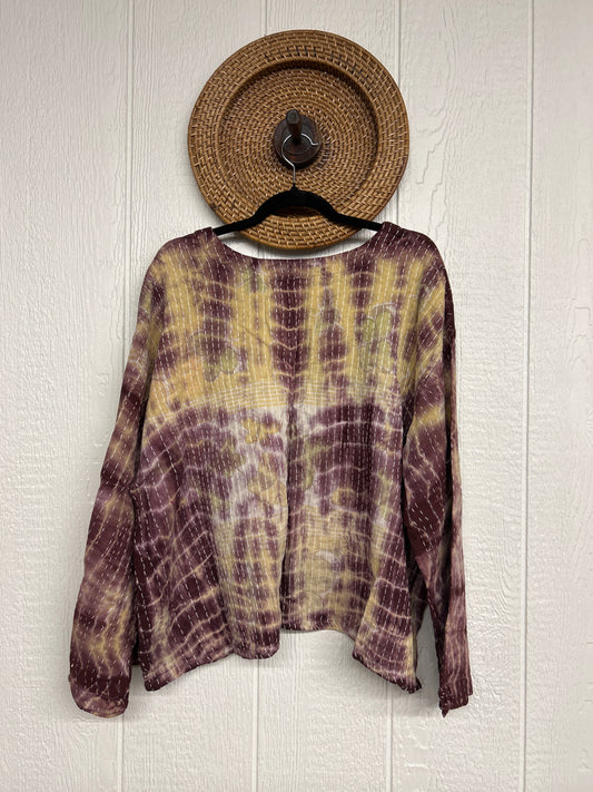 Pareo Kantha Wanderer Pocket Crop Top 0526 010