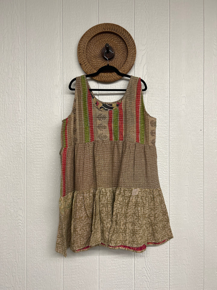 Kantha Meadow Mini Dress 0425 276