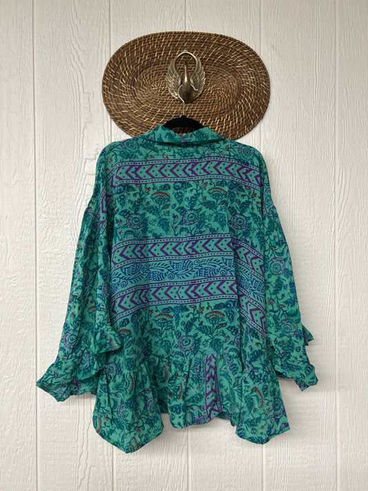 Crepe Sari Wild Rose Top 1225 180