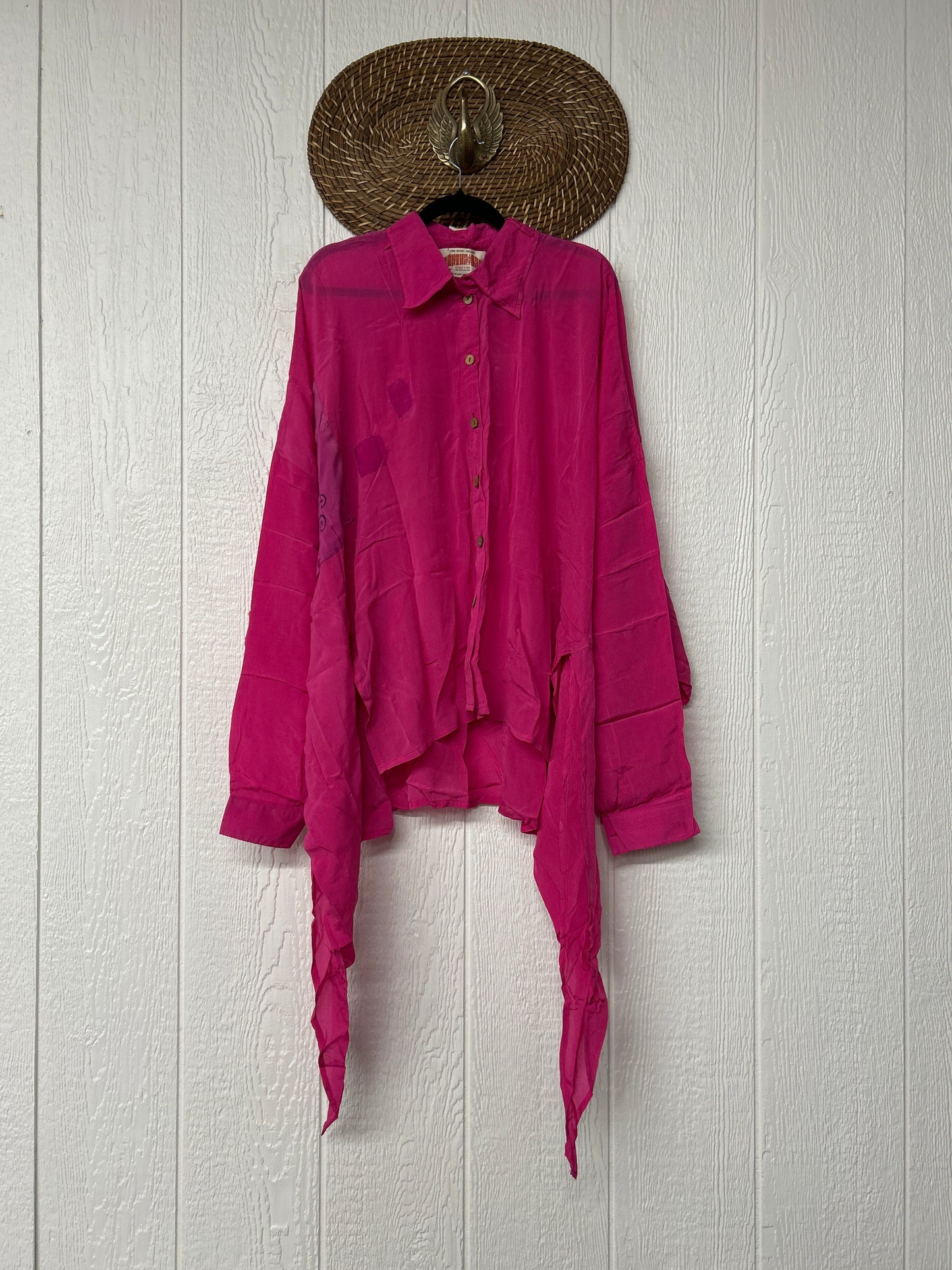 Crepe Sari Nirvana Button Down 1125 086