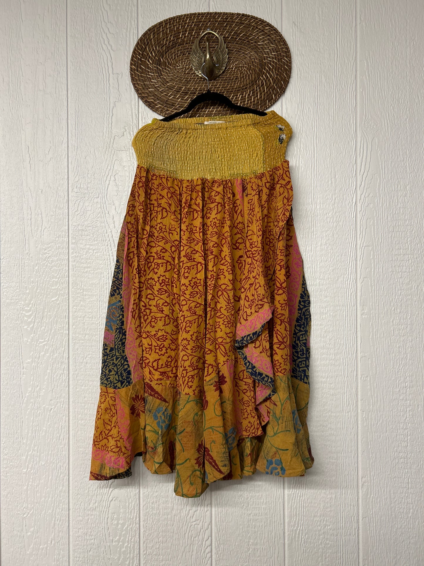 Crepe Sari Inner Peace Wrap Skirt 0626 129