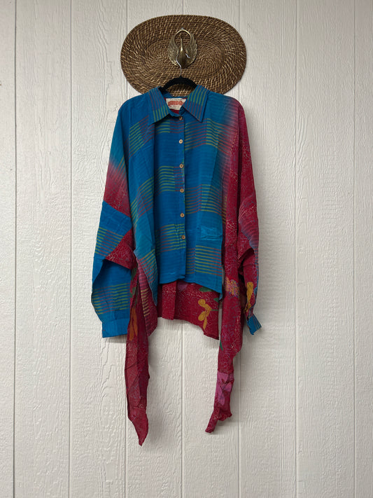 Crepe Sari Nirvana Button Down 1125 111