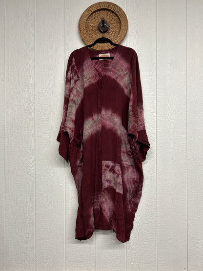 Crepe Sari Gaia Duster Dress 0826 147