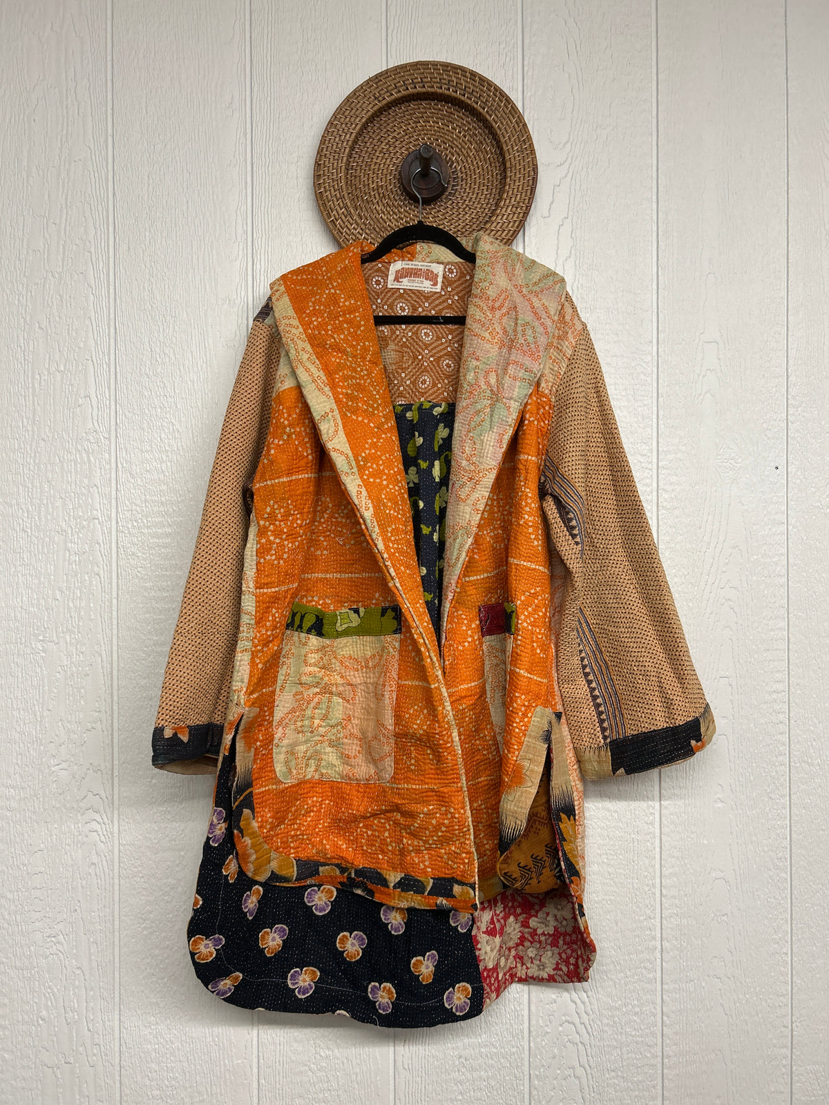 Fine Kantha Drifter Coat 1026 069