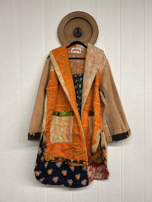 Fine Kantha Drifter Coat 1026 069