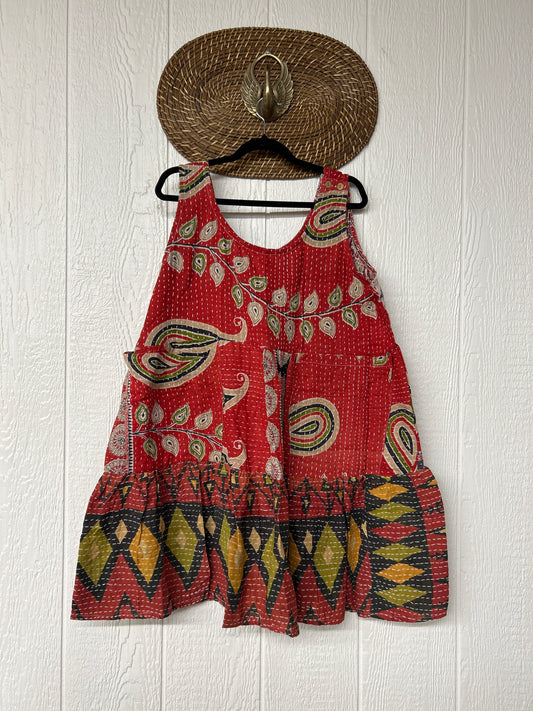 Kantha Meadow Mini Dress 0625 236