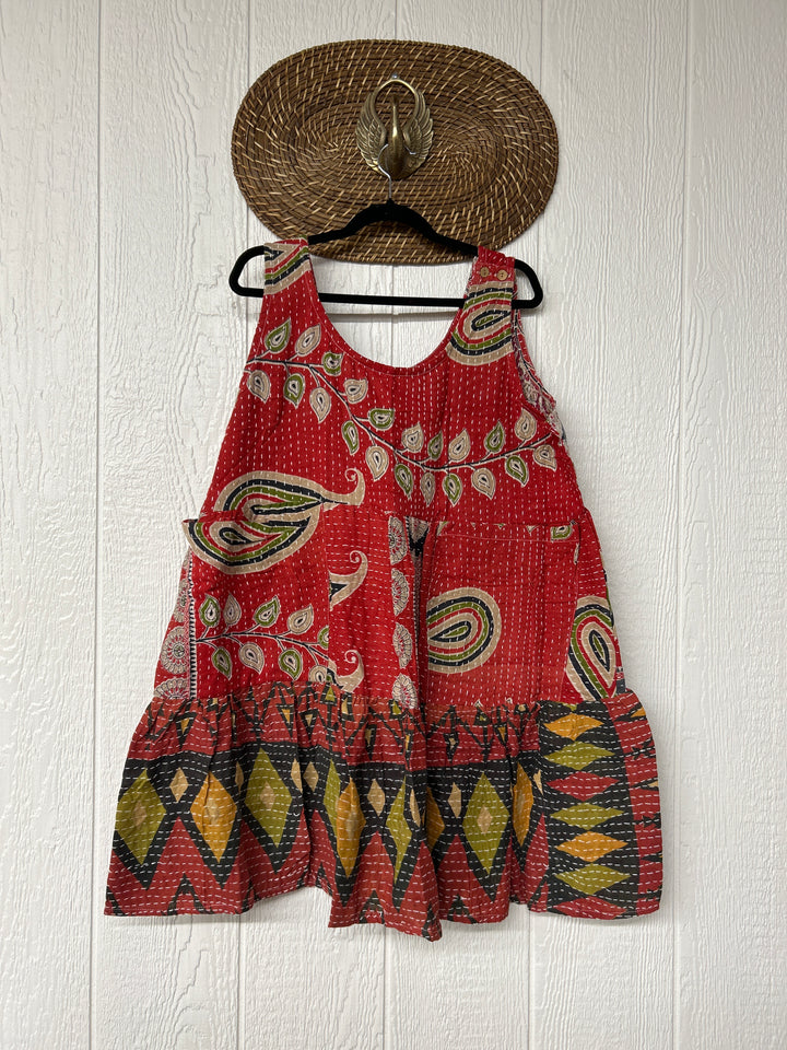 Kantha Meadow Mini Dress 0625 236
