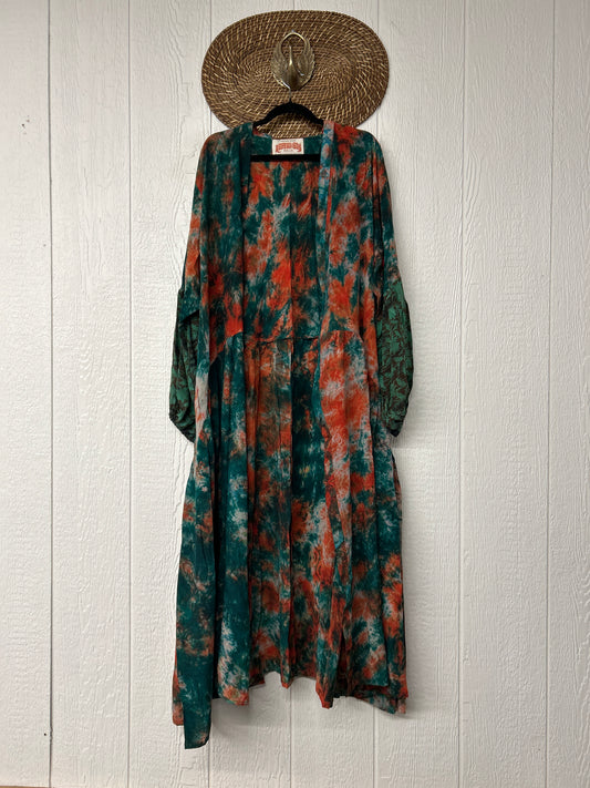 Crepe Sari Evermore Kimono 1026 095