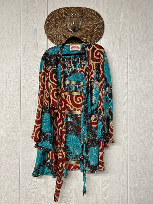 Rasgulla Sari Shortie Spellbound Kimono 0226 085