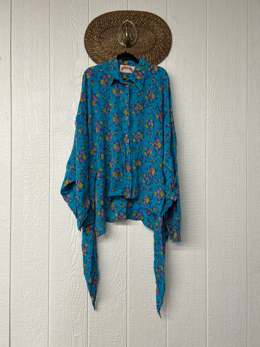 Crepe Sari Nirvana Button Down 1125 063