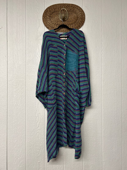 Crepe Sari Gaia Duster Dress 0826 131
