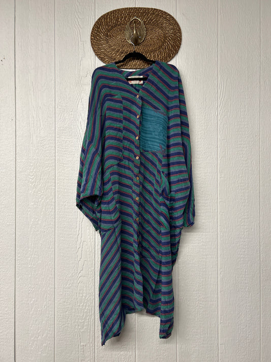Crepe Sari Gaia Duster Dress 0826 131