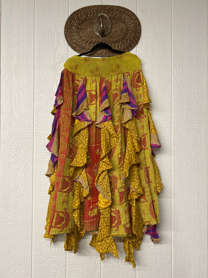 Pareo Kantha Willow Maxi Skirt 0826 267