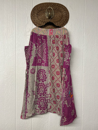 Pareo Kantha Butterfly Cargo Skirt 0426 012
