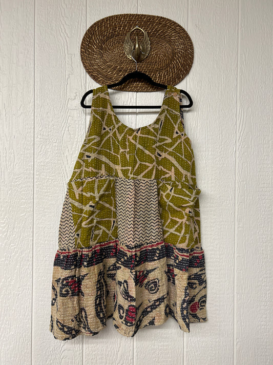 Kantha Meadow Mini Dress 0625 242