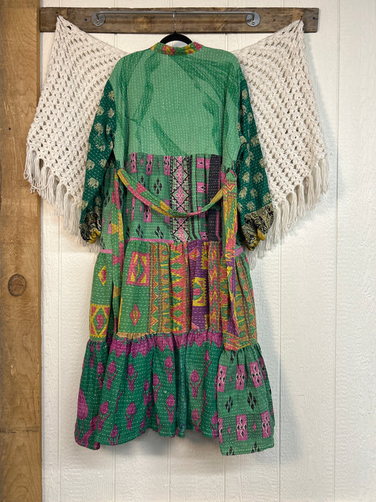 Pareo Kantha Luminous Maxi Dress 0126 275