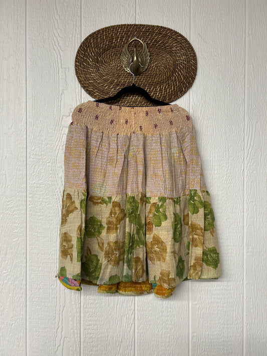Pareo Kantha Meadow Skirt 0826 130