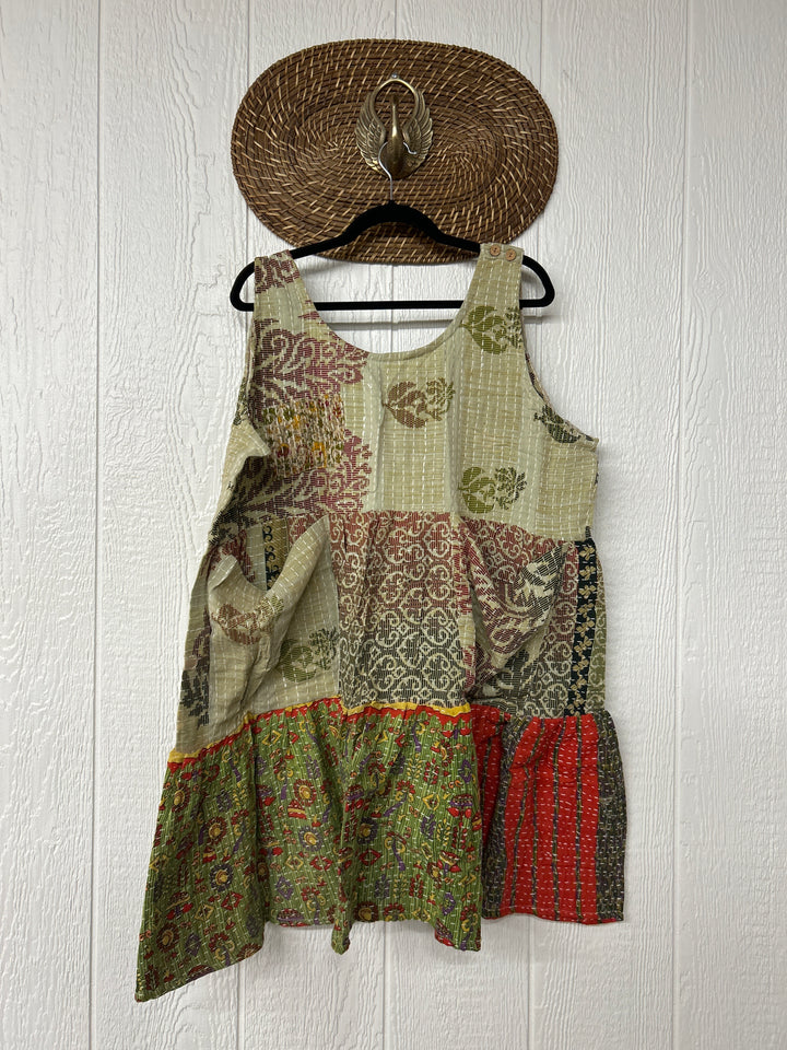 Kantha Meadow Mini Dress 0625 223