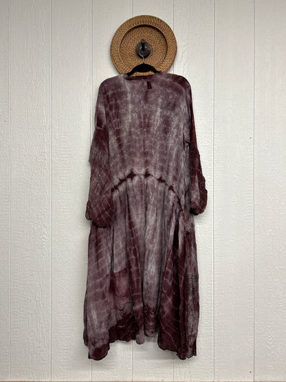 Crepe Sari Evermore Kimono 1026 016