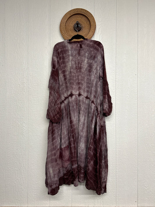 Crepe Sari Evermore Kimono 1026 016