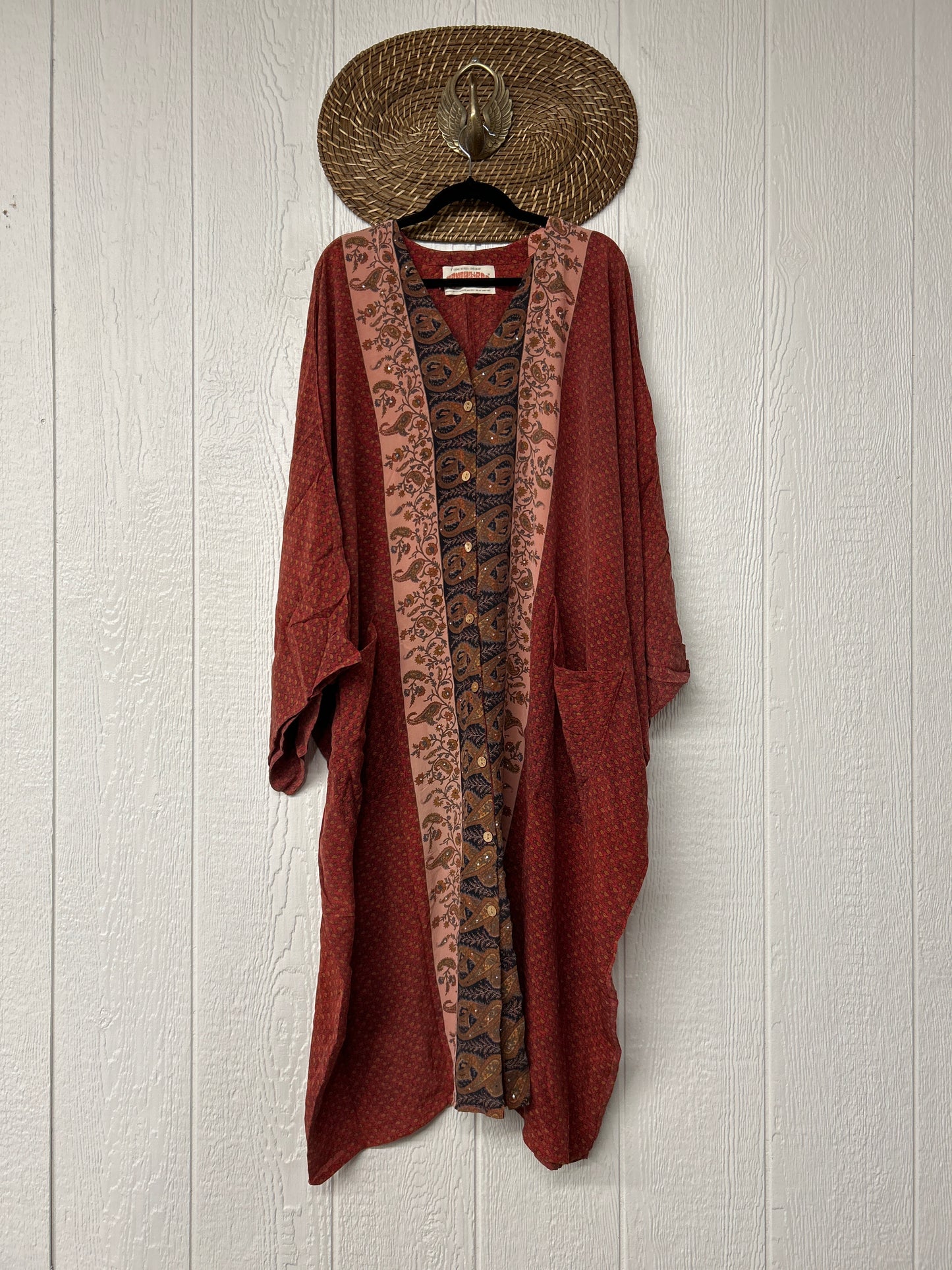Crepe Sari Gaia Duster Dress 0826 089