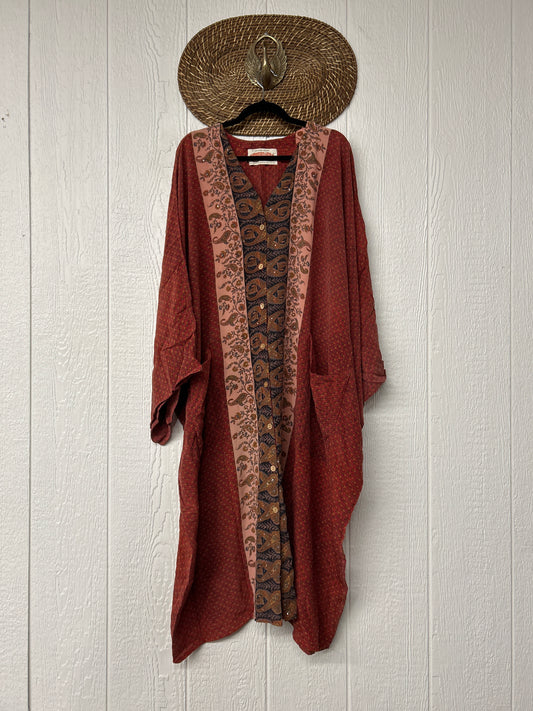 Crepe Sari Gaia Duster Dress 0826 089