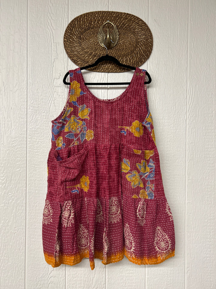 Kantha Meadow Mini Dress 0625 083