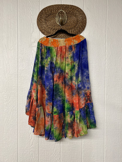 Crepe Sari Dahlia Skirt 1026 128