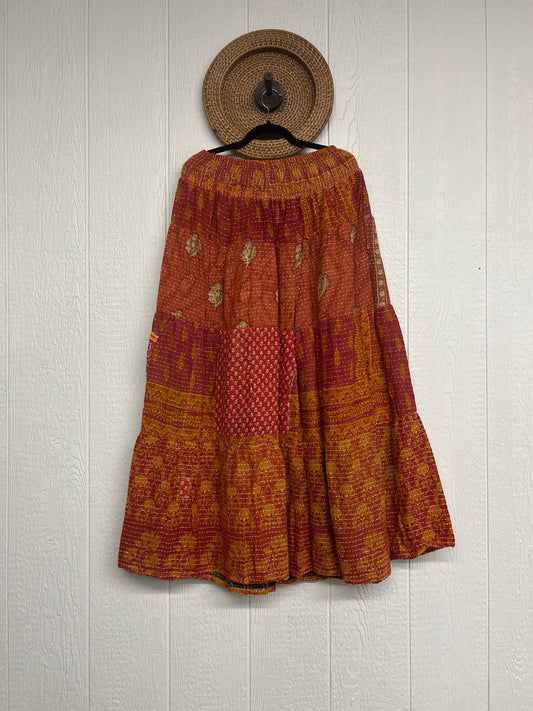 Pareo Kantha Lotus Maxi Skirt 0826 275