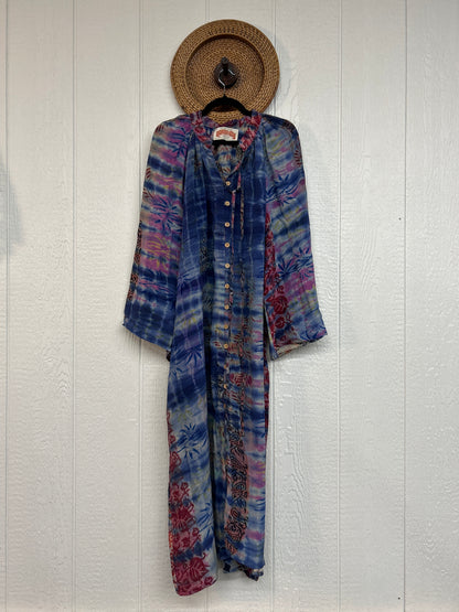Crepe Sari Woodstock Duster Dress 0226 216
