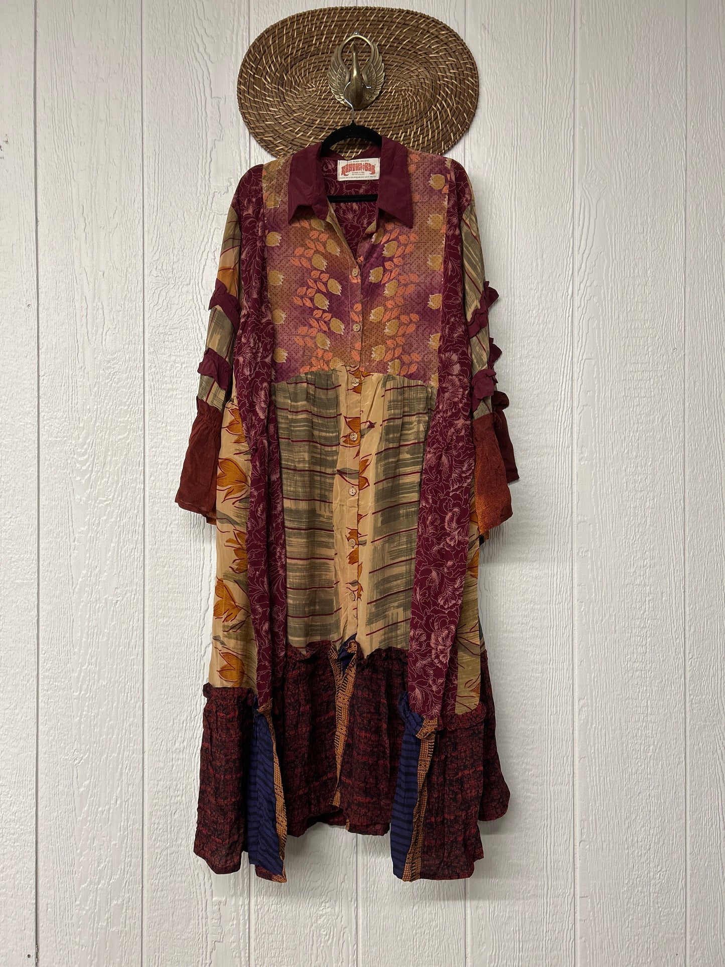 Crepe Sari Rhiannon Duster Dress 0226 017