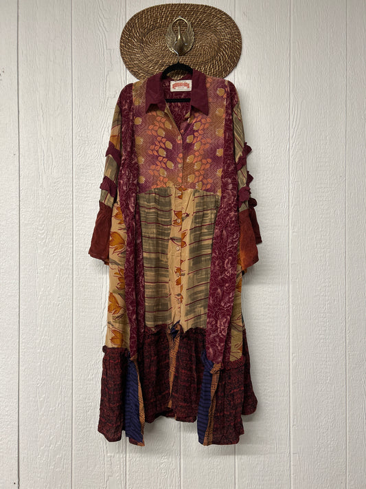 Crepe Sari Rhiannon Duster Dress 0226 017