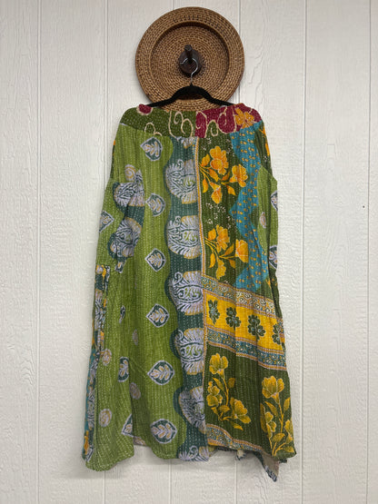 Pareo Kantha Butterfly Cargo Skirt 0426 148