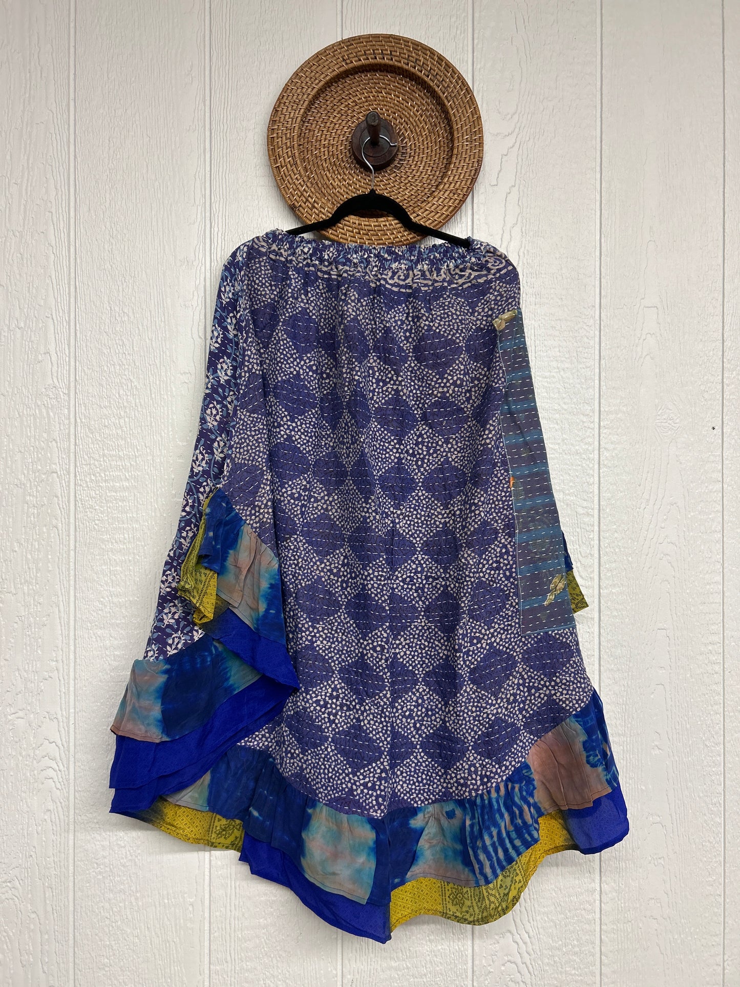 Pareo Kantha Wild Rose Skirt 0426 252