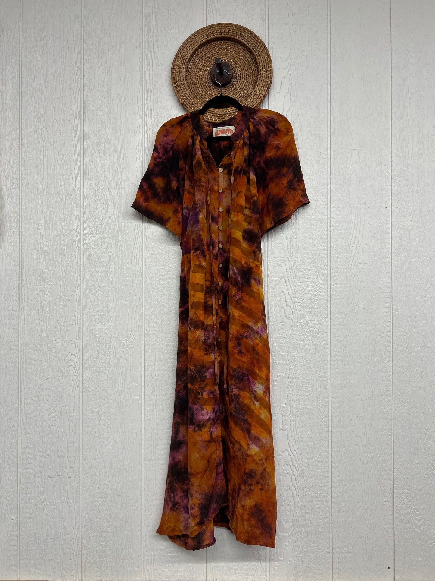 Crepe Sari Summer Woodstock Duster 0626 119